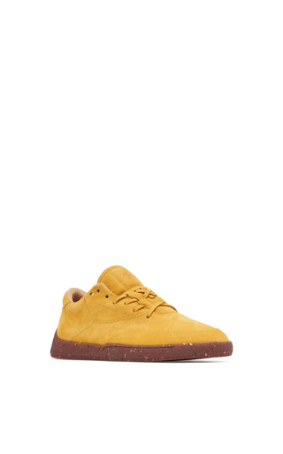 Golden Birch Nubuck Ohio Slip-on Sneakers - Side Profile | Gabriela Hearst