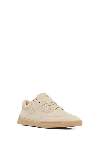Sand Nubuck Ohio Slip-on Sneaker - Front Angle | Gabriela Hearst