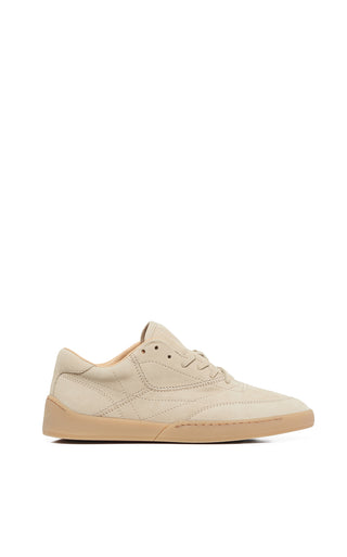 Sand Nubuck Ohio Slip-on Sneaker - Side Profile | Gabriela Hearst
