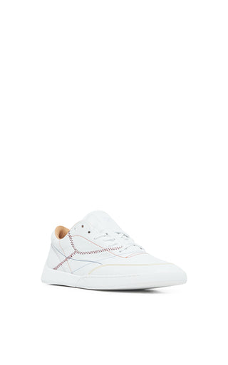 White Leather Ohio Slip-on Sneaker - Front Three Quarter View | Gabriela Hearst