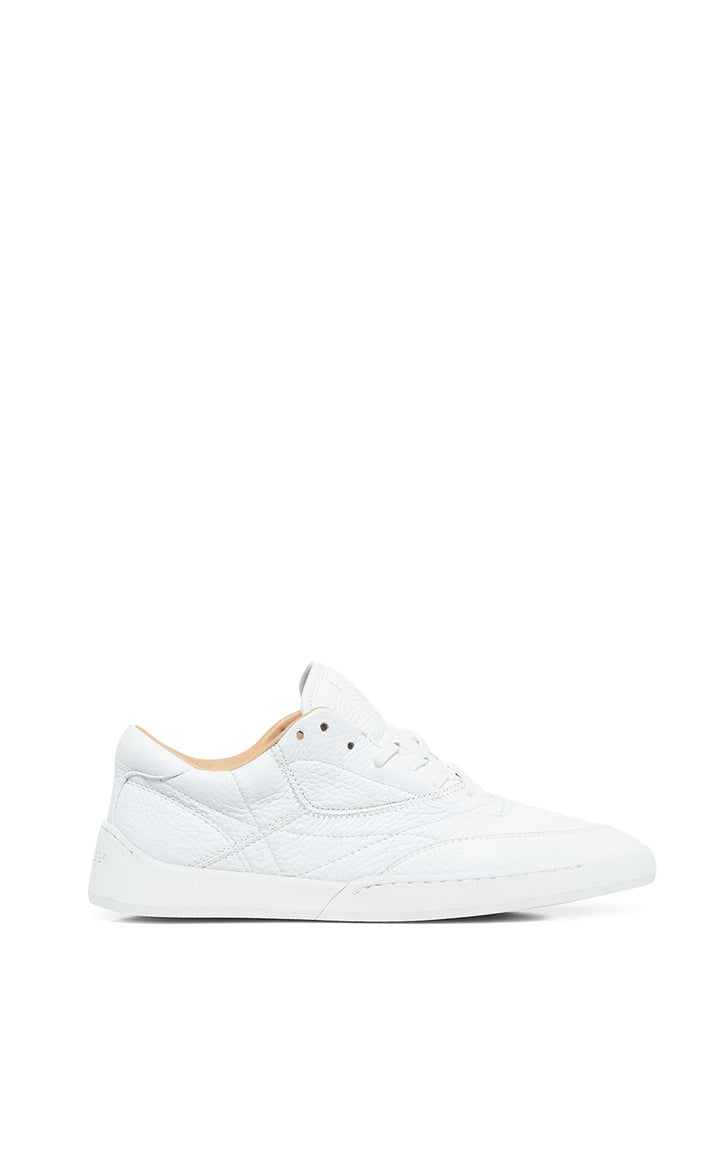 Ohio Sneakers in White Textured Leather