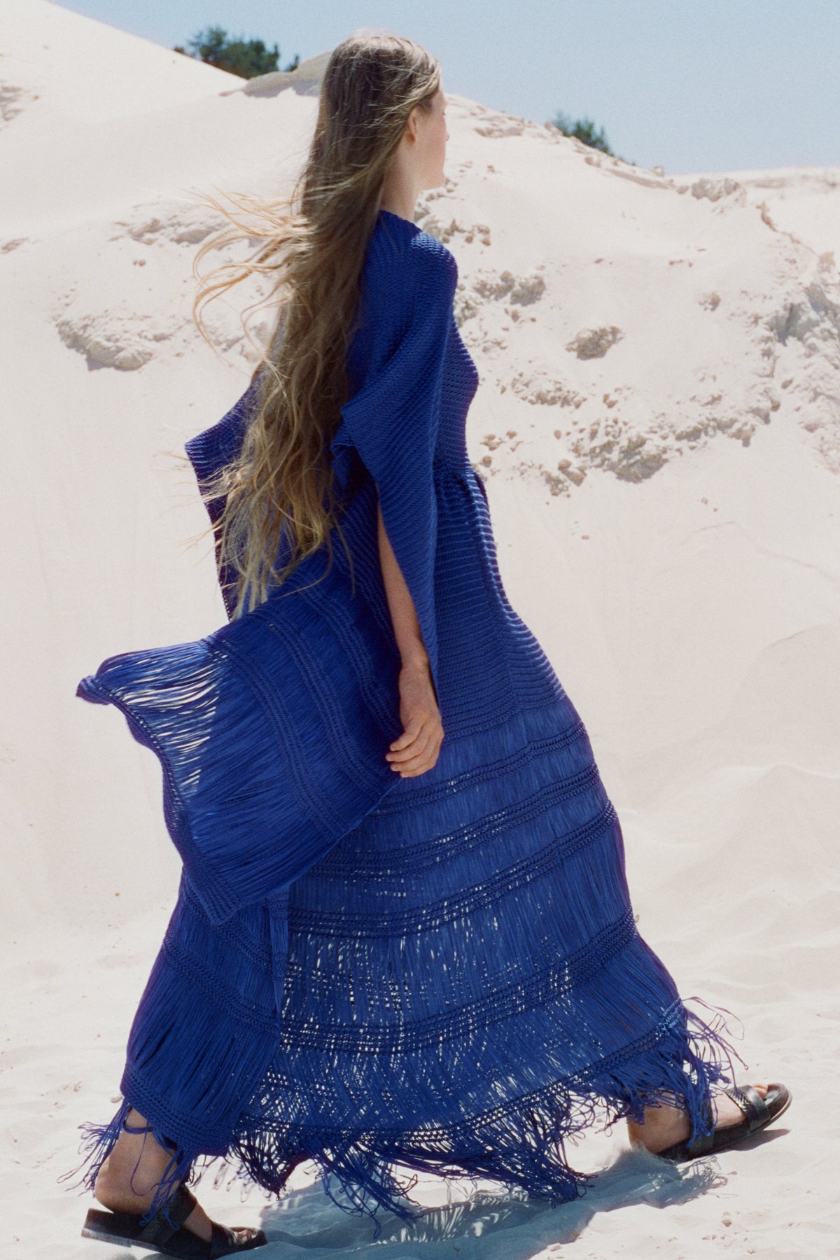 Gala Runa in Cobalt Sakura Silk Tape