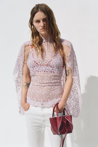 Marija Mini with Piping in Bordeaux