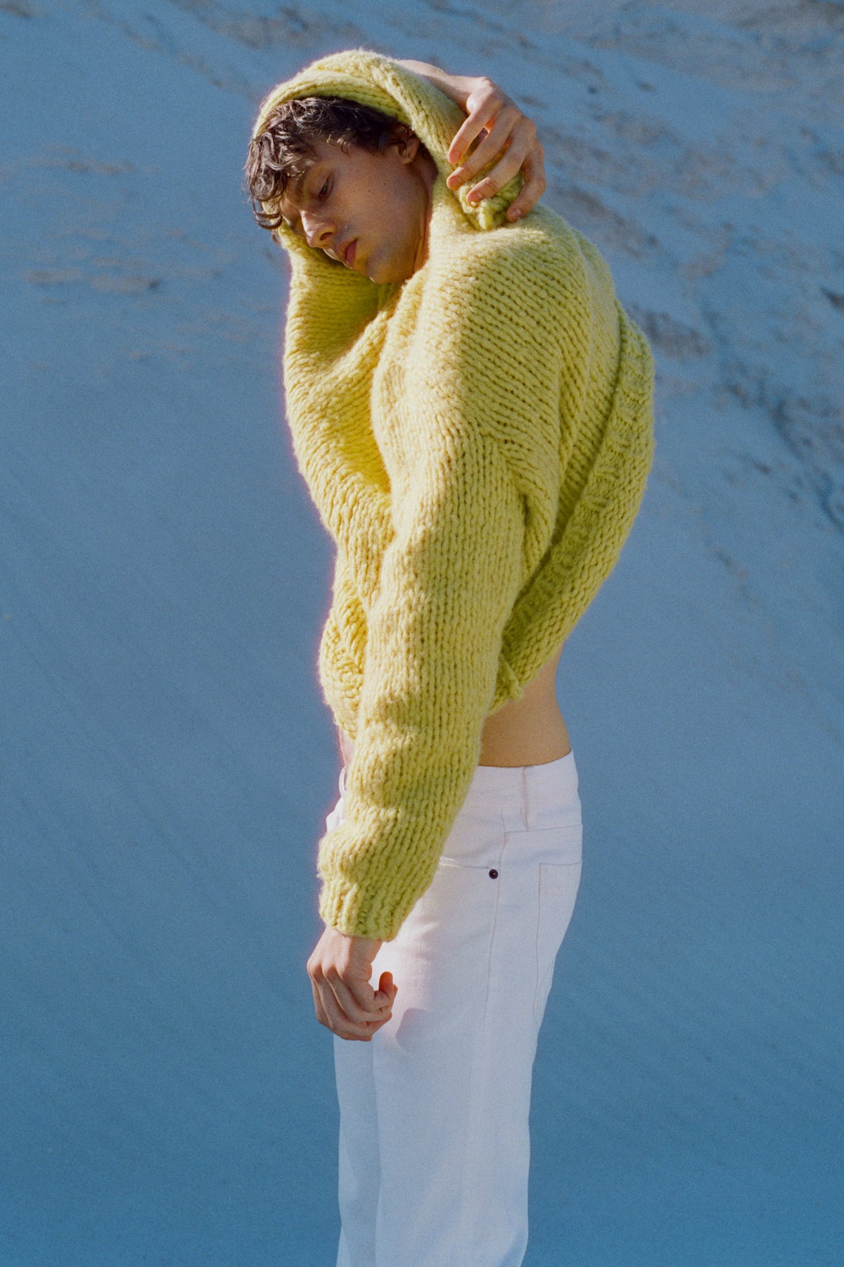 Lawrence Sweater in Citrine Welfat Cashmere