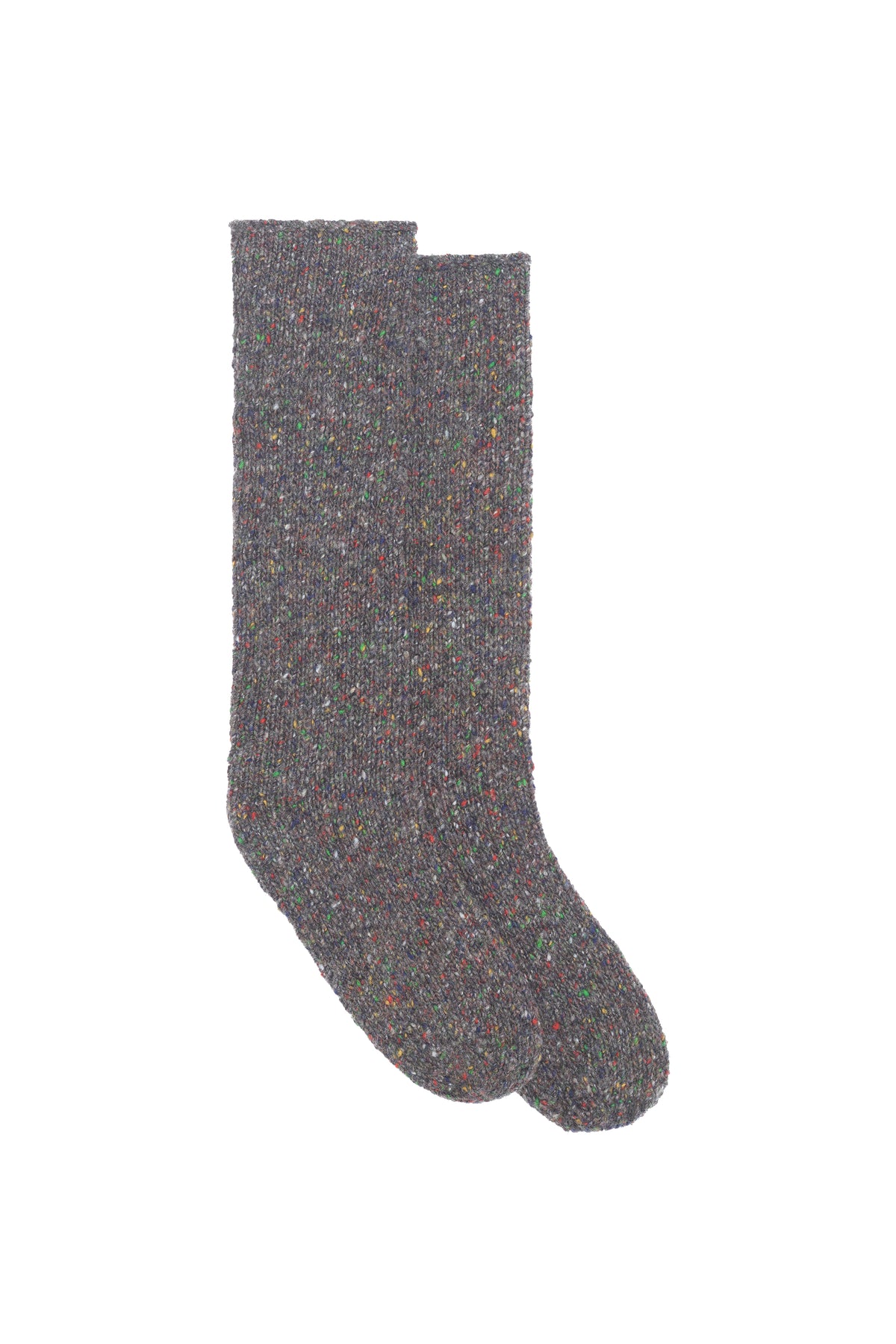 Stela Socks in Charcoal Multi Cashmere