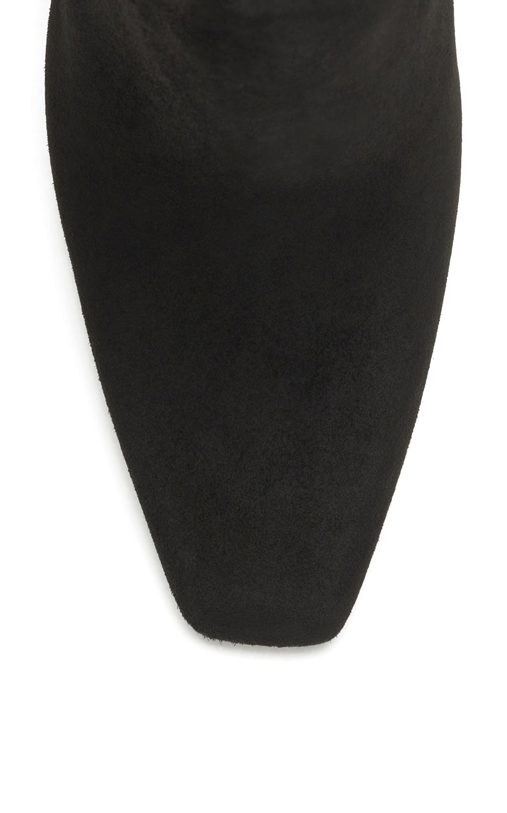 Luke High Heel Ankle Boot in Black Suede