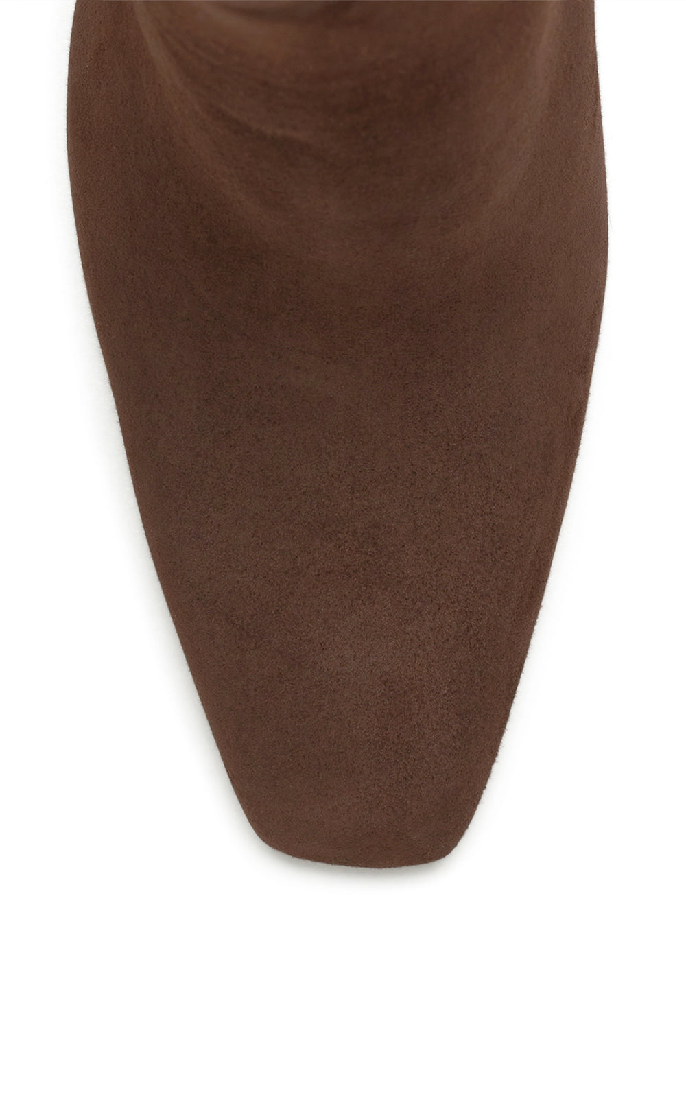 Luke High Heel Ankle Boot in Chocolate Suede