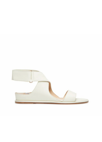 Senna Sandal in Cream Leather