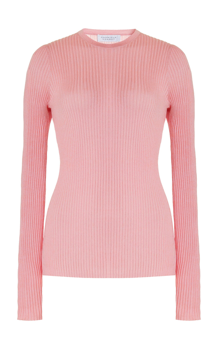 Browning Knit Sweater in Rosa Cashmere Silk