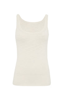 Jayce Knit Tank Top in Ivory Cashmere