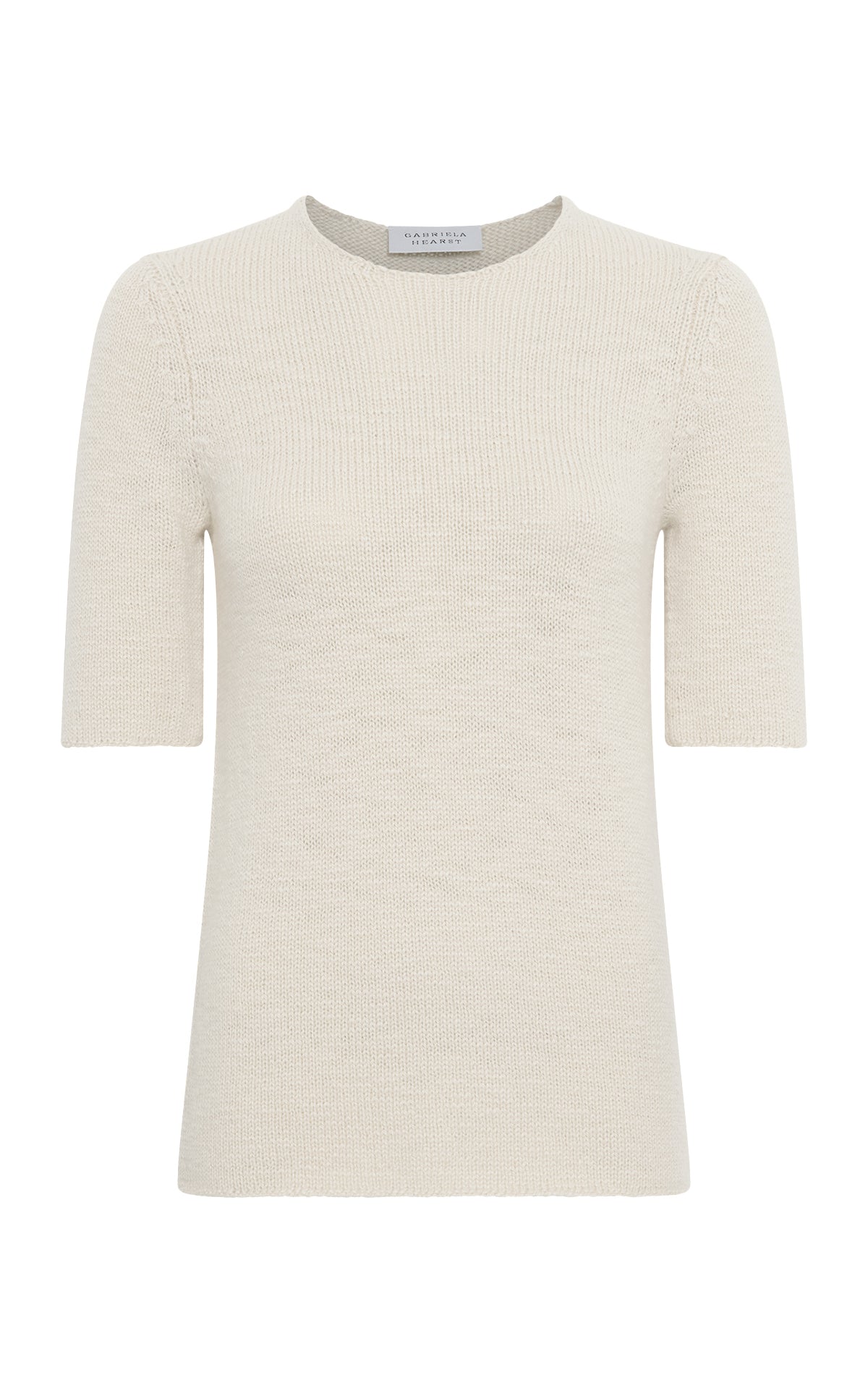 Embla Knit T-Shirt in Ivory Cashmere