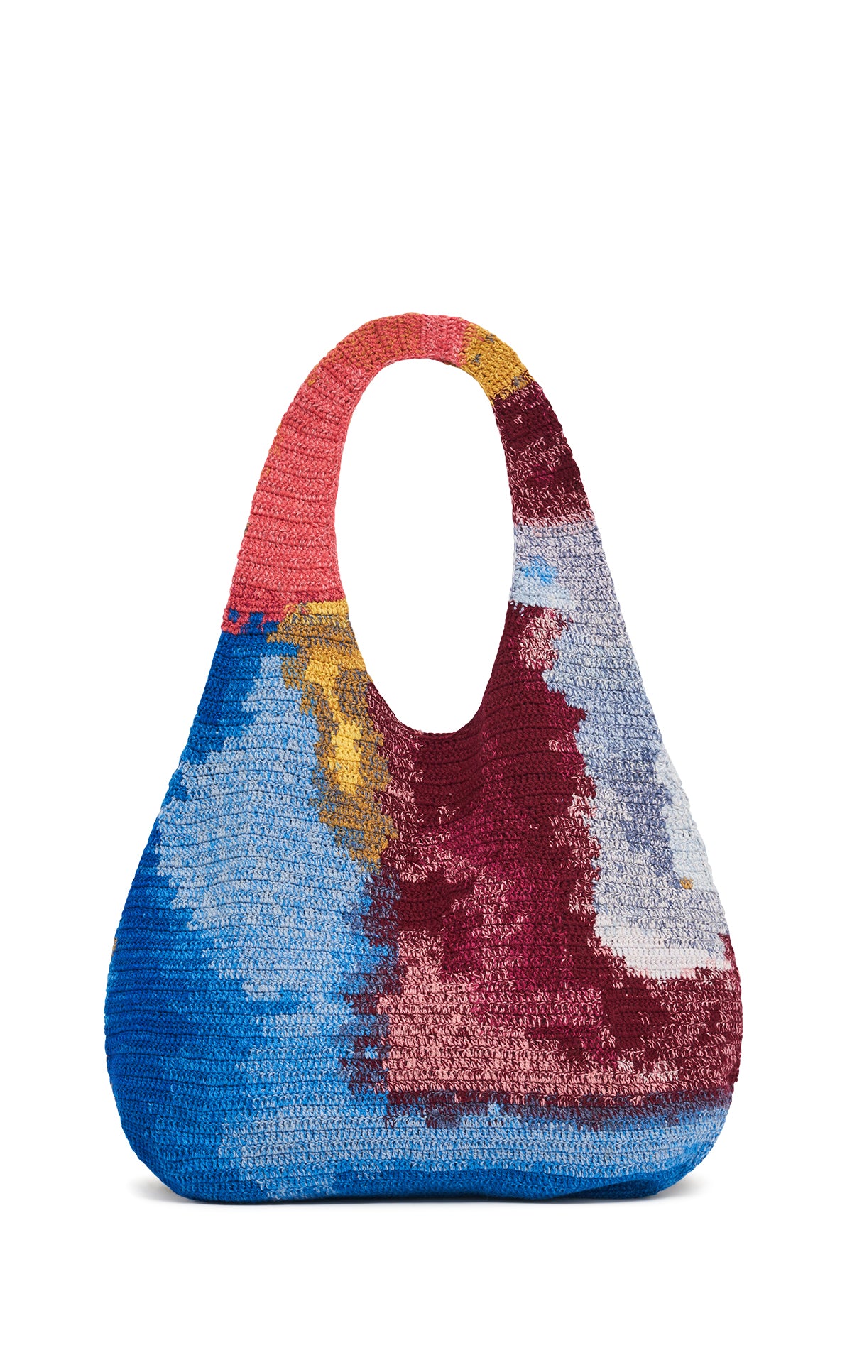 Saranya Knit Hobo Bag in Aurora Multi Cashmere