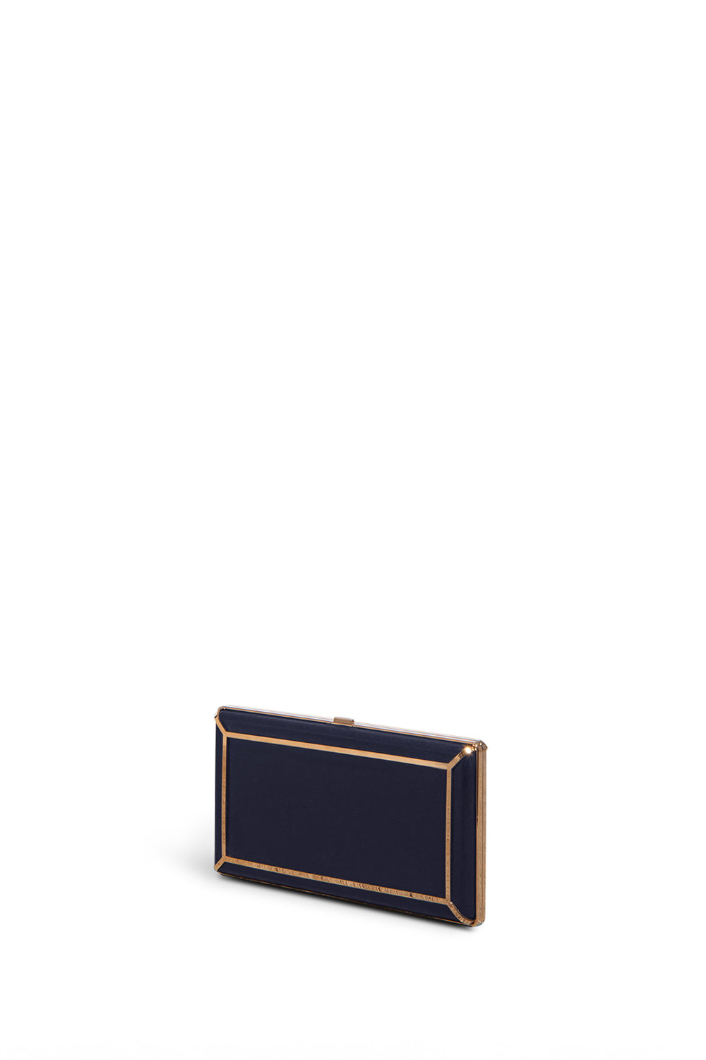 Callas Clutch in Navy Nappa Leather