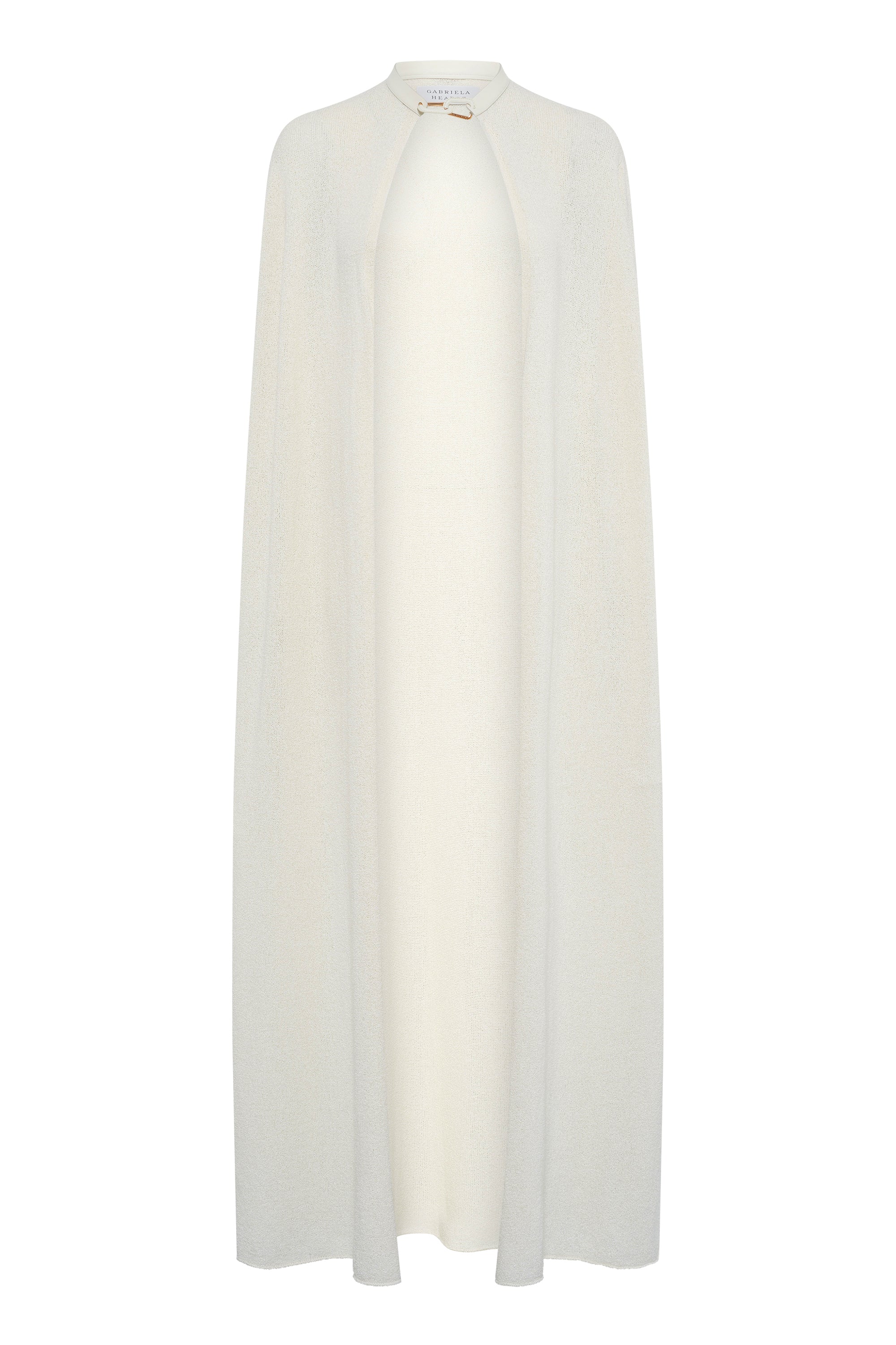 Women's Off-White Silk Cape | Gabriela Hearst