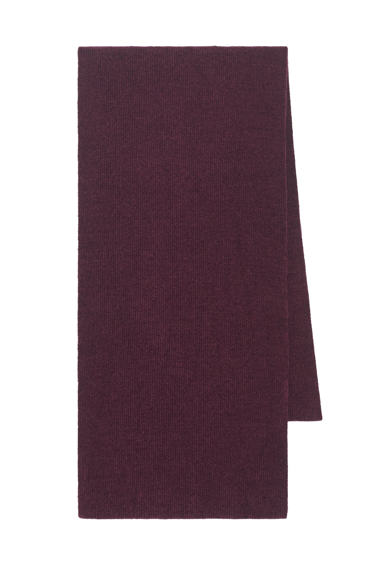Solus Knit Scarf in Plum Silk