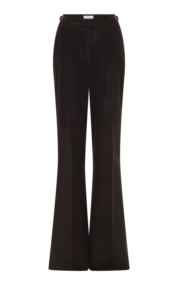 Vesta Pant in Chocolate Fine Cashmere Corduroy