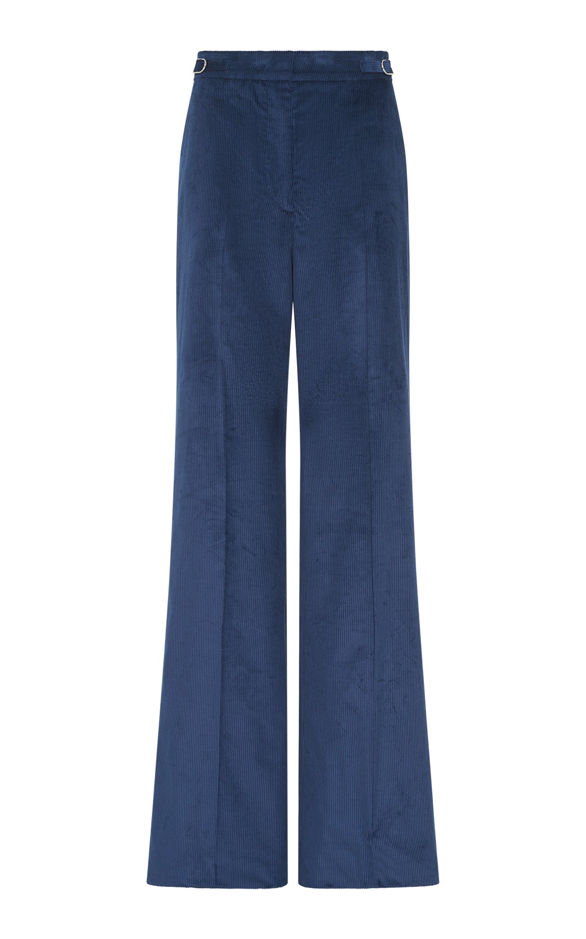 Vesta Flare Pant in Navy Sea Island Cotton | Gabriela Hearst