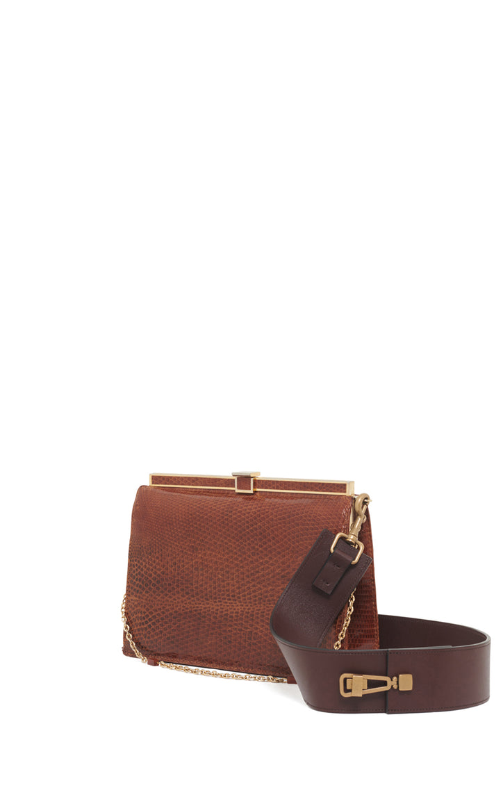 Vintage No.9 Bag in Cognac Snakeskin