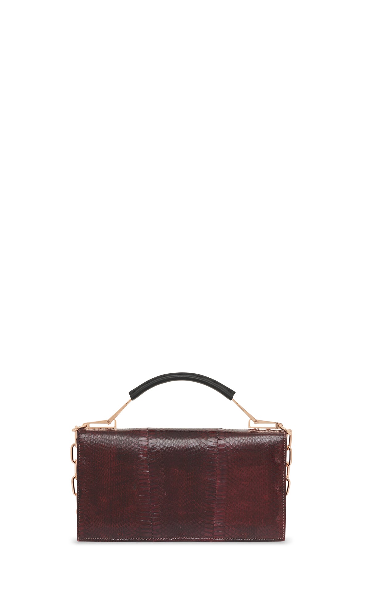 Vintage No.6 Bag in Bordeaux Snakeskin