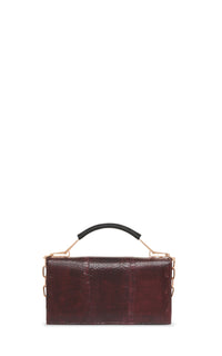 Vintage No.6 Bag in Bordeaux Snakeskin