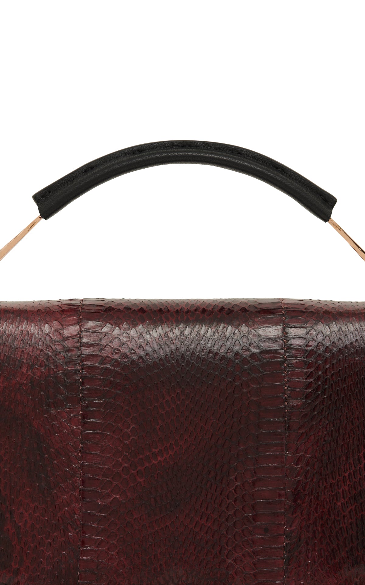 Vintage No.6 Bag in Bordeaux Snakeskin