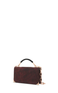 Vintage No.6 Bag in Bordeaux Snakeskin