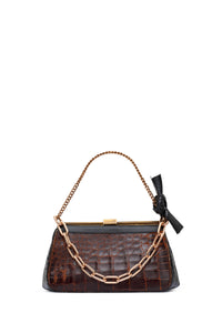 Vintage No.13 Bag in Cognac Crocodile Leather