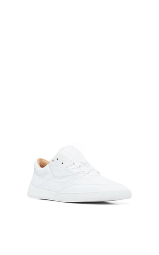 Ohio AUF Limited Edition Slip-on Sneaker in White Textured Leather