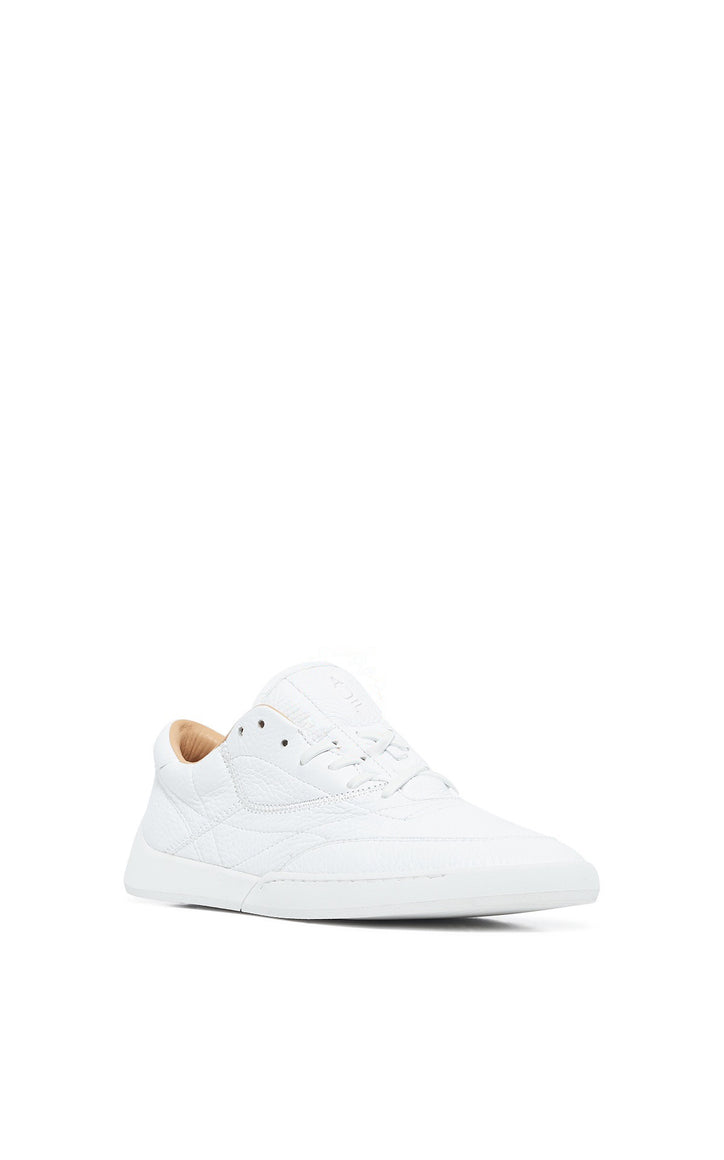 Ohio Sneakers in White Textured Leather