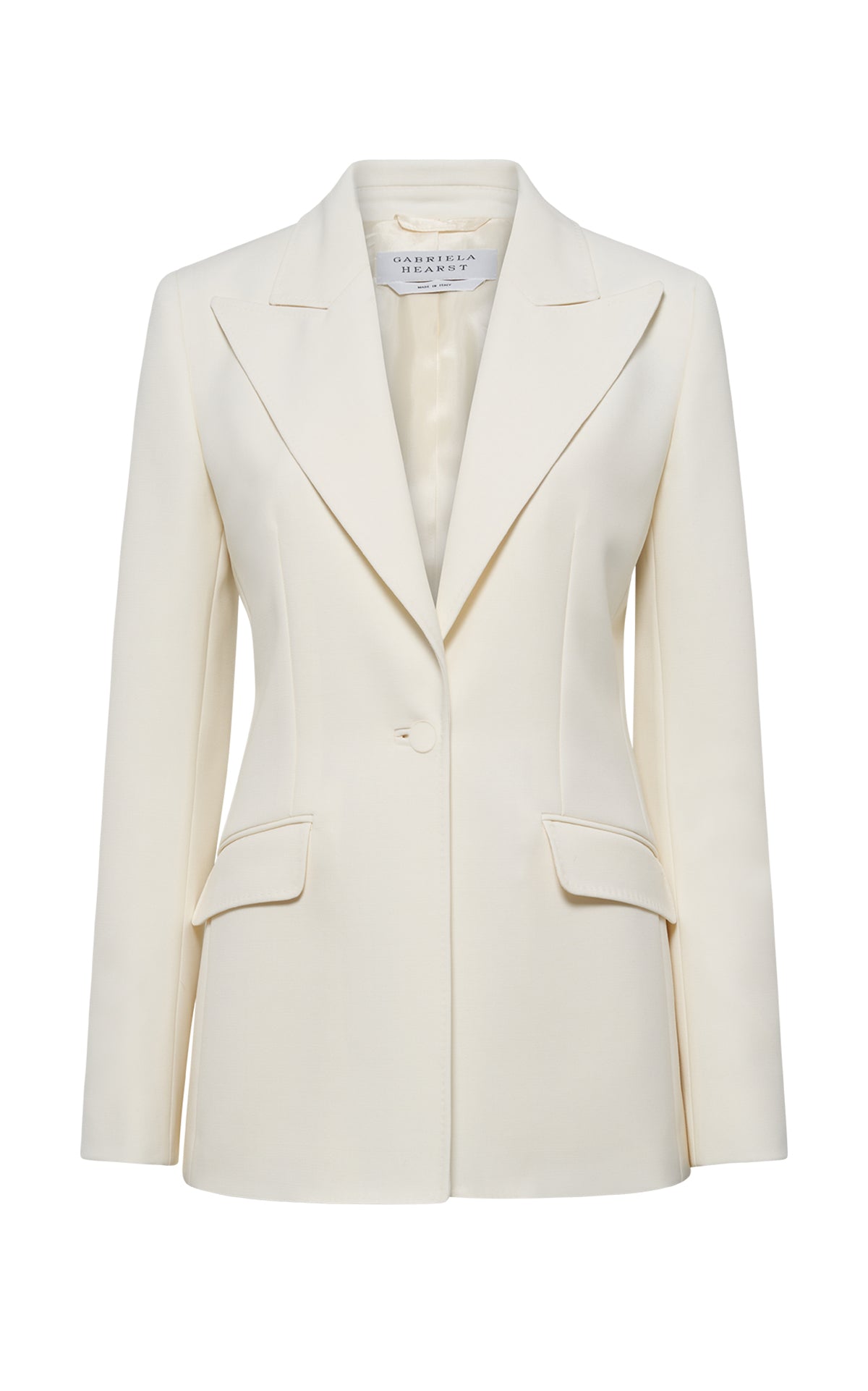Leiva Blazer in Ivory Sportswear Wool