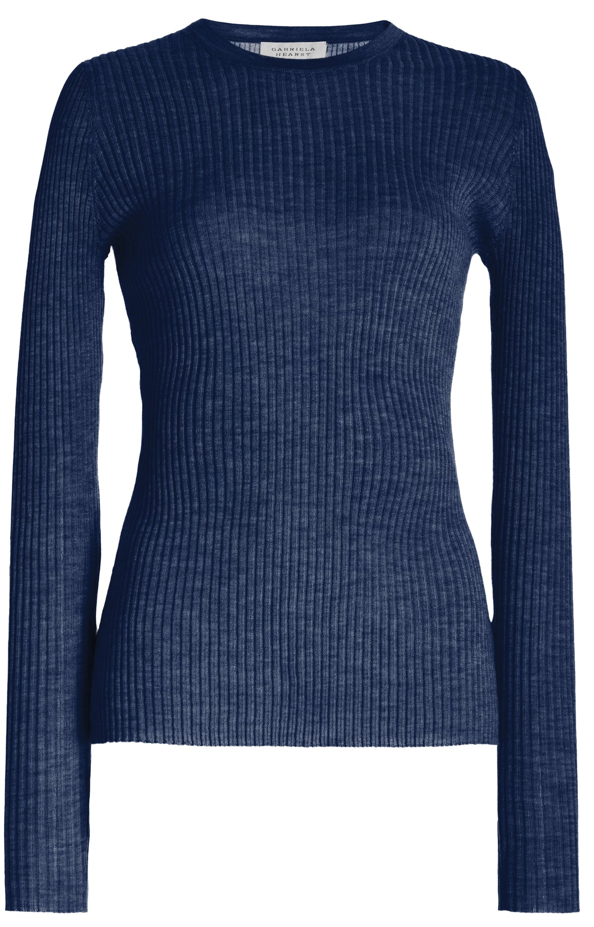 Browning Knit Sweater in Electric Navy Cashmere Silk