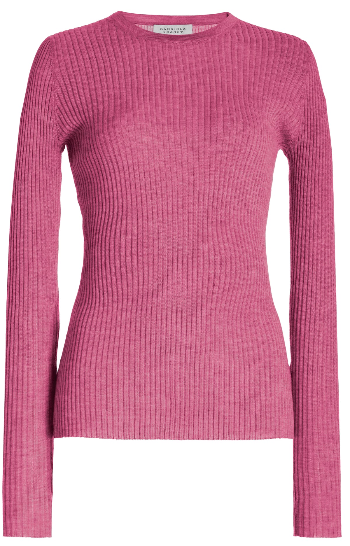 Browning Knit Sweater in Fuchsia Cashmere Silk