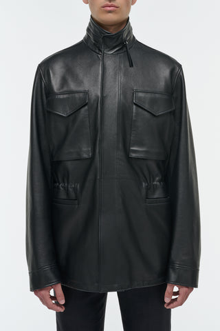 Darwin M64 Jacket in Black Nappa Leather