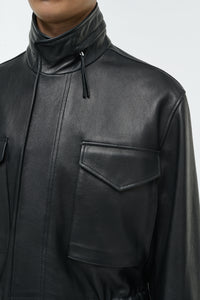 Darwin M64 Jacket in Black Nappa Leather