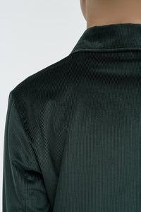 Javier Chore Jacket in English Green Sea Island Cotton Corduroy