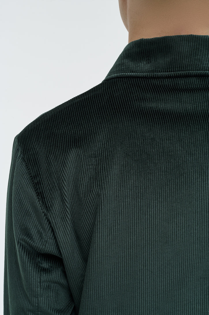 Javier Chore Jacket in English Green Sea Island Cotton Corduroy