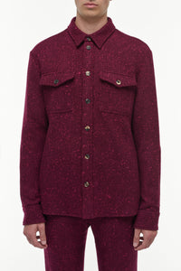 ホワイトアロエリネンのクルーズシャツ