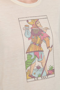 Sayara T-Shirt In Fool Multi Printed Cashmere Jersey