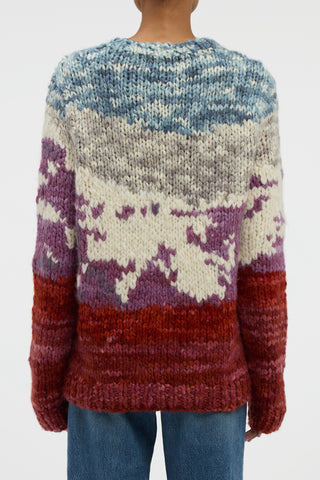 Sylphora Knit Crewneck Sweater in Mountain Welfat Cashmere