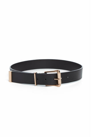 Laird Belt in Black Leather