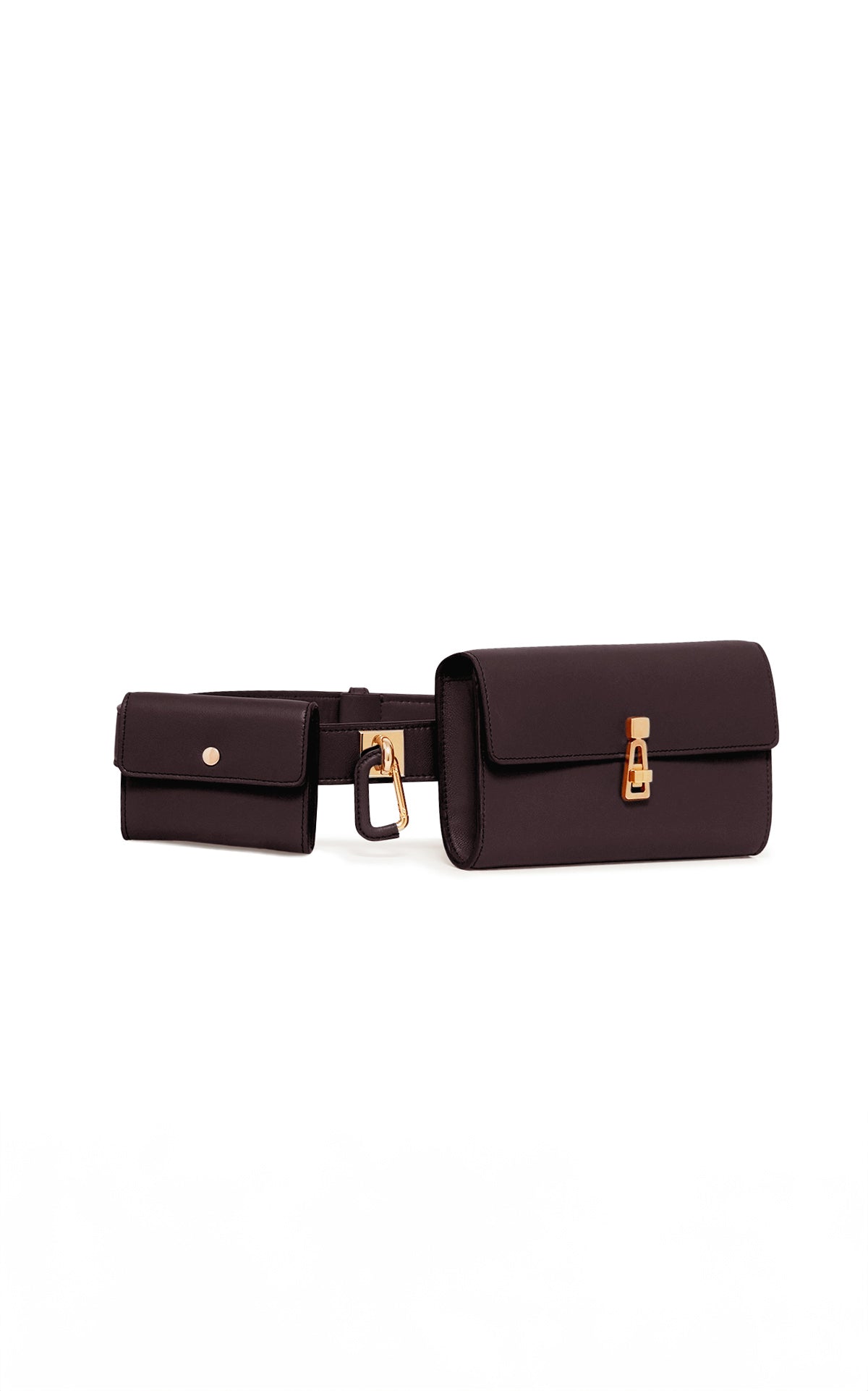 Tool Belt in Bordeaux Nappa Leather