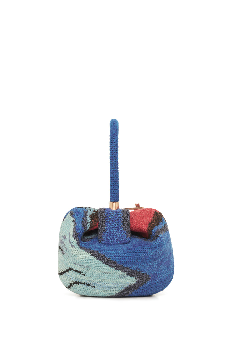 Nina Bag in Air Multi Crochet Cashmere