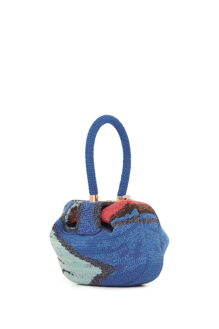 Nina Bag in Air Multi Crochet Cashmere