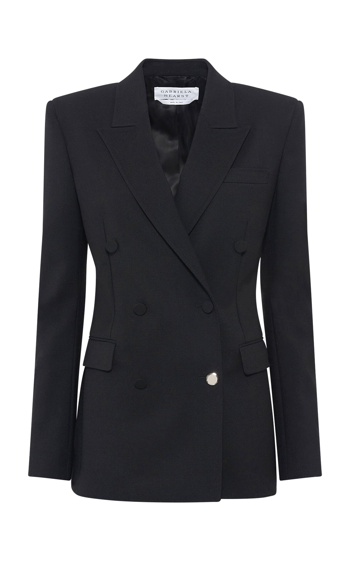 Gavin Blazer in Black Recycled Wool