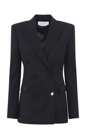 Gavin Blazer in Black Recycled Wool