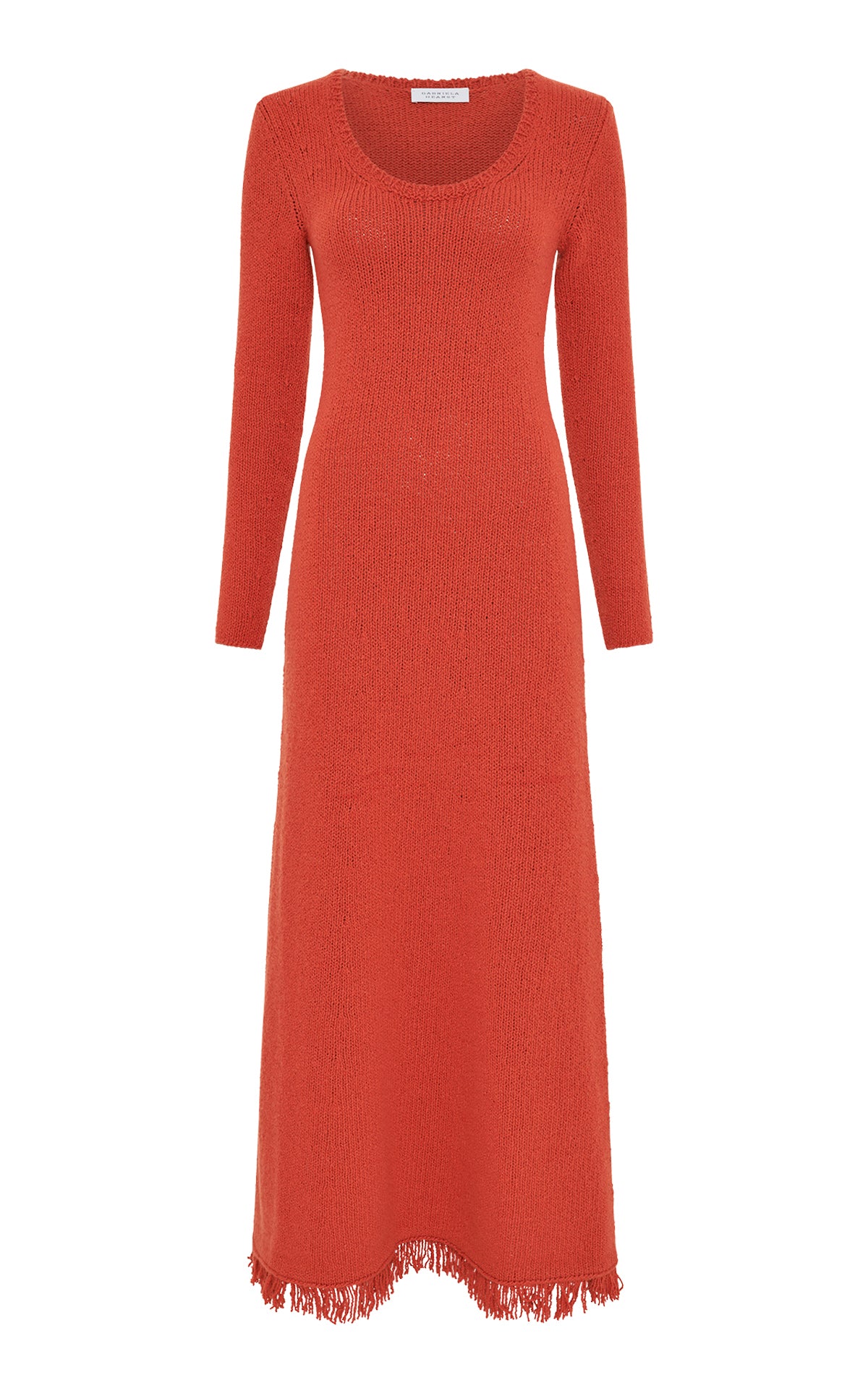 Maribel Dress in Antelope Orange Cashmere