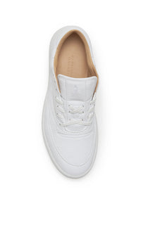 Ohio Sneakers in White Textured Leather