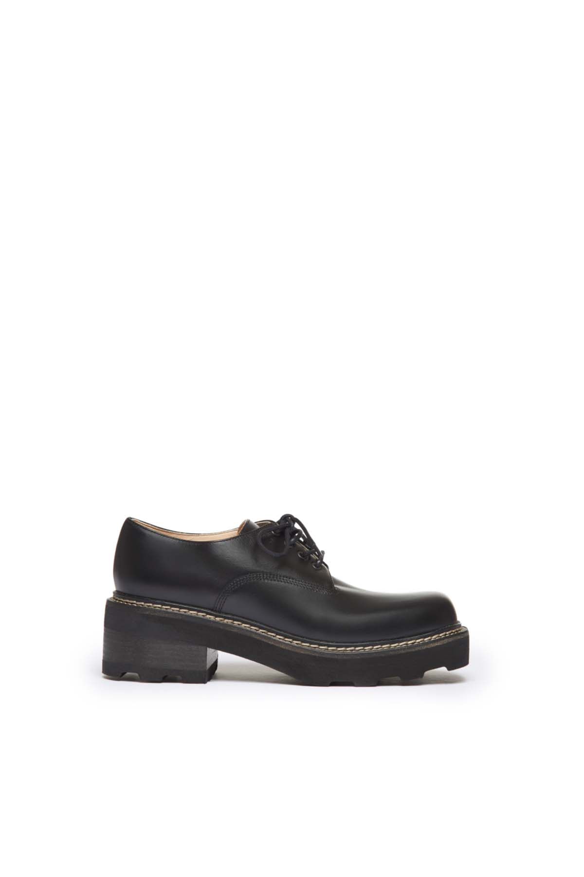 Tera Brogue in Black Leather