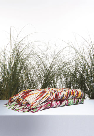Folded Cashmere Lauren Wrap Collection - Lifestyle Shot with Natural Grass | Gabriela Hearst