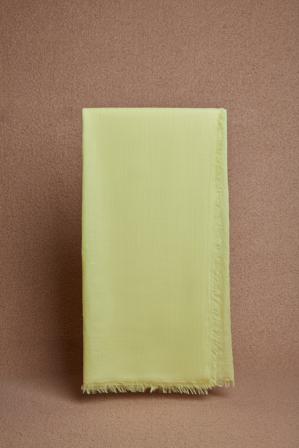 Botanical Dye Scarf in Lime Adamite Cashmere